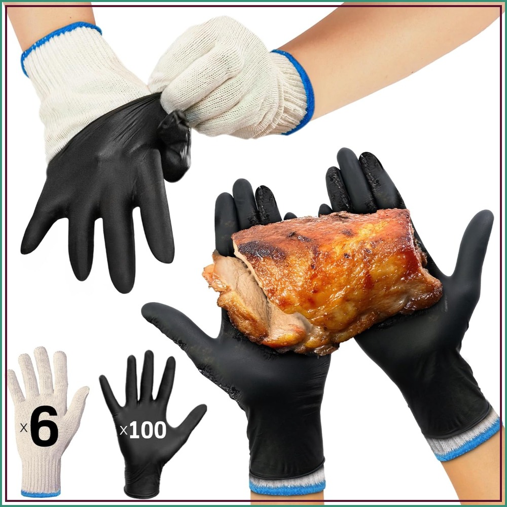 Heat Resistant Glove - Dual-Layer BBQ Gloves - Heat Resistant