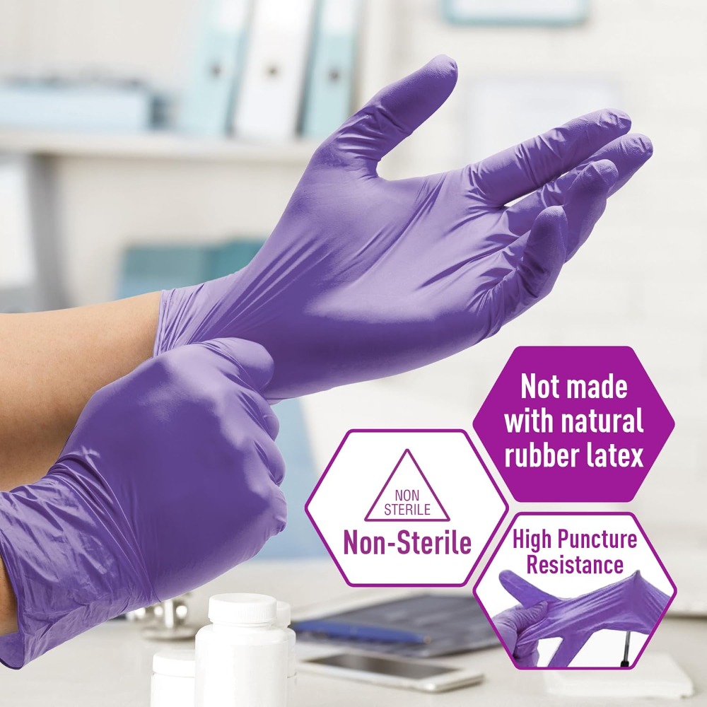 Nitrile Exam Gloves, Large, Po – Exam Glove Nitrile Bewertung und Preis