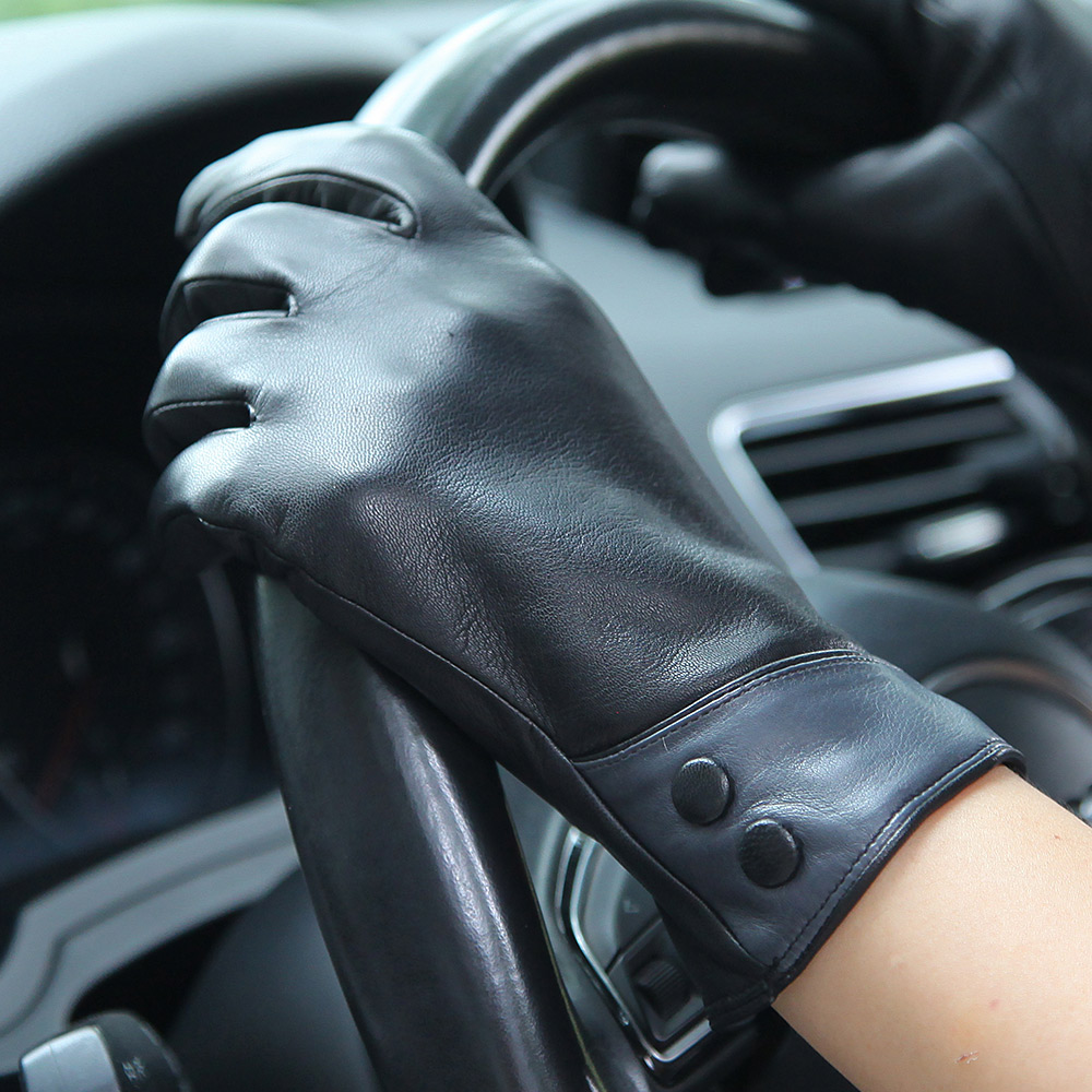 Fashion Black Real Leather Glo – Wool Glove Lined Bewertung und Preis