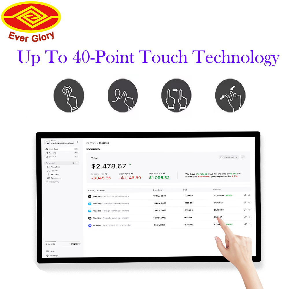 Customized 27 Inch High Bright – Touchscreen Glove Capacitive Bewertung und Preis