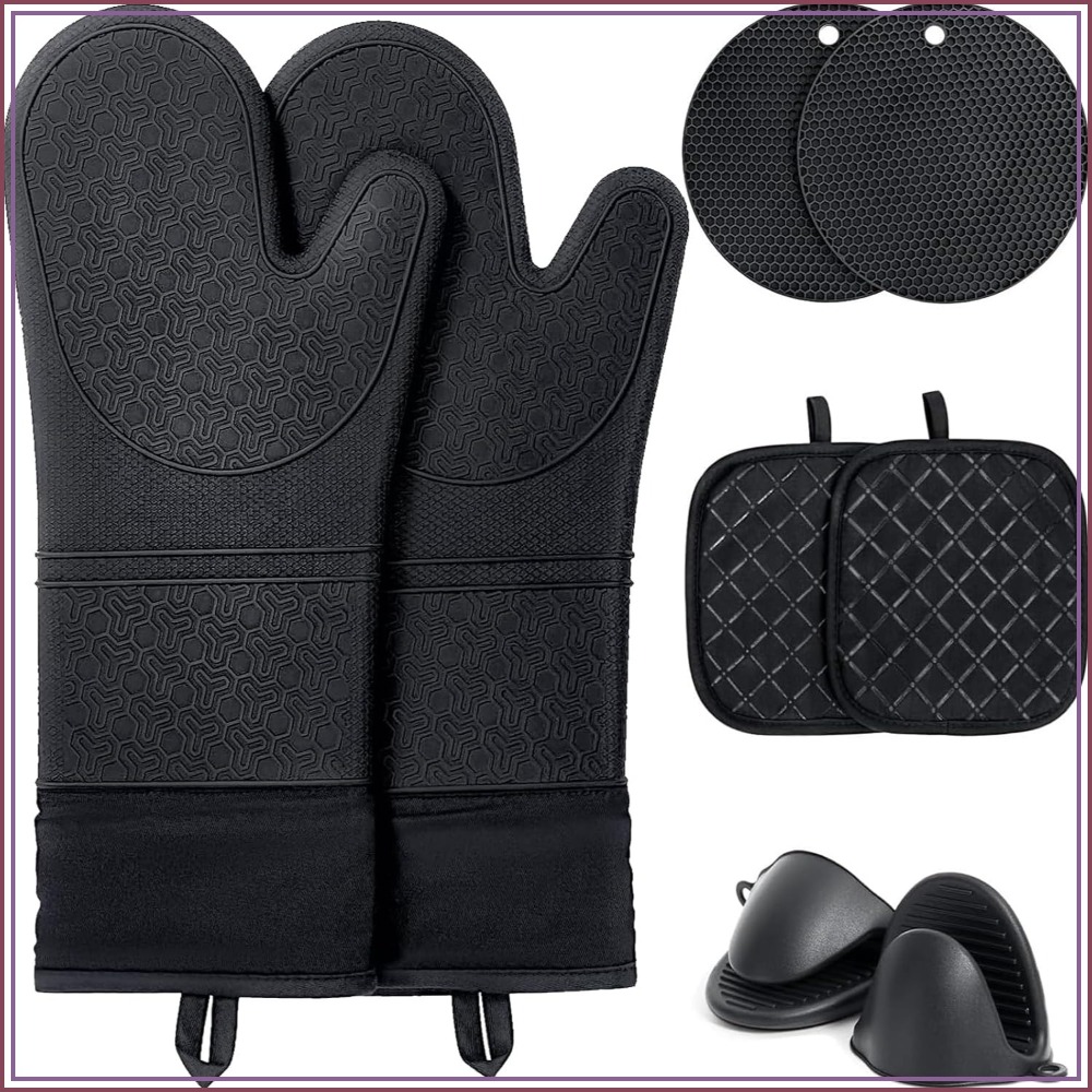 8-Piece Oven Mitts & Pot Holde – Oven Mitt Silicone Bewertung und Preis