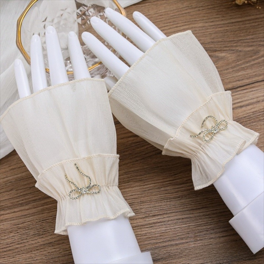 Ruched Pleated Detachable Cuff – Fingerless Glove Knit Bewertung und Preis