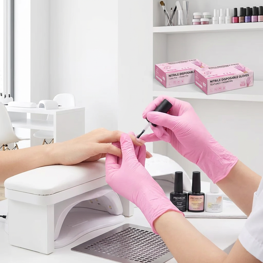Simple Pink Nitrile Gloves 100 – Rubber Glove Cleaning Bewertung und Preis