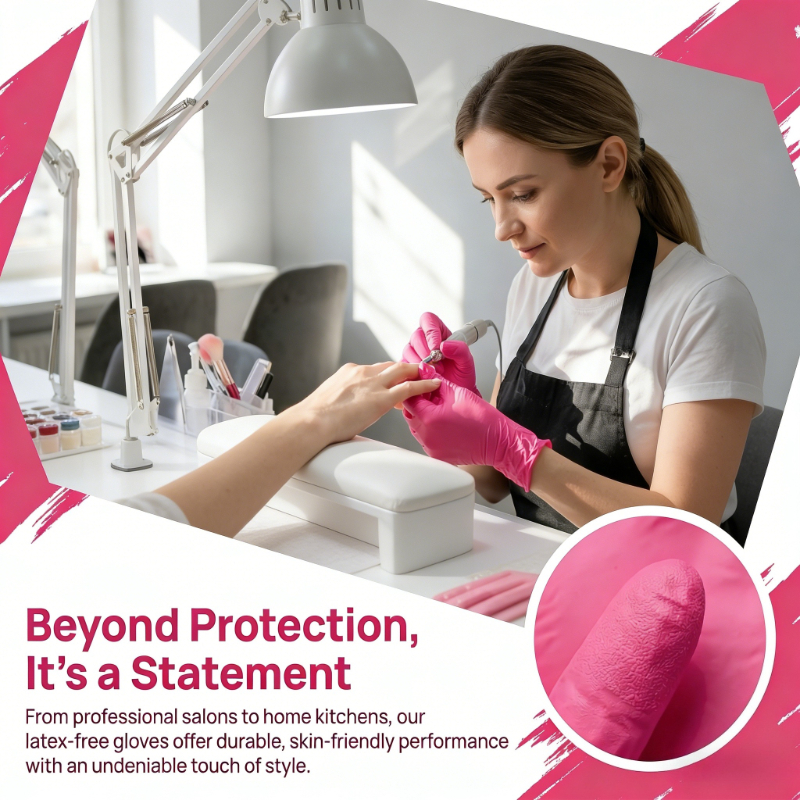 10-100PCS Pink Nitrile Disposa – Nitrile Mechanic Glove Bewertung und Preis