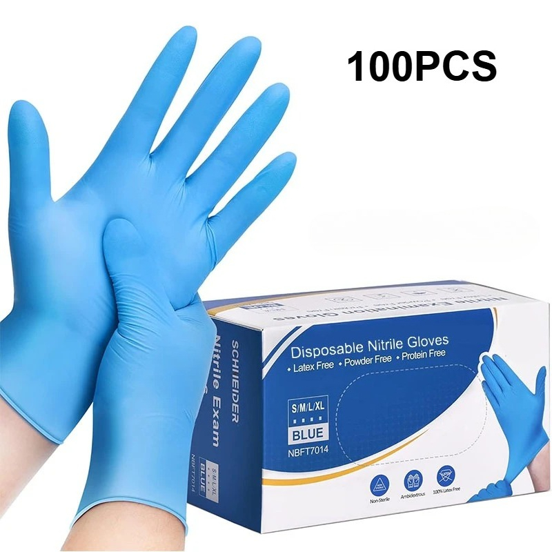 100PCS Blue Nitrile Disposable – Nitrile Mechanic Glove Bewertung und Preis