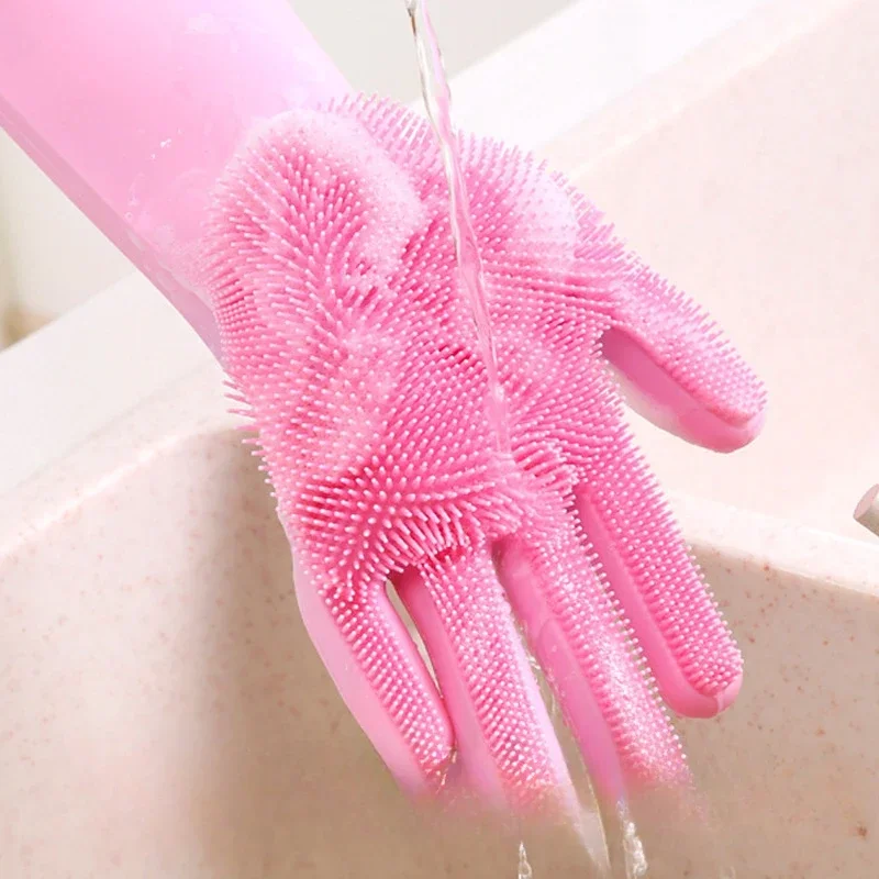 1 Pair Reusable Dishwashing Gl – Dish Glove Rubber Bewertung und Preis