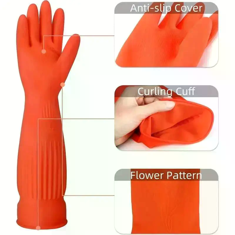 Long Reusable Rubber Dishwashi – Dish Glove Rubber Bewertung und Preis