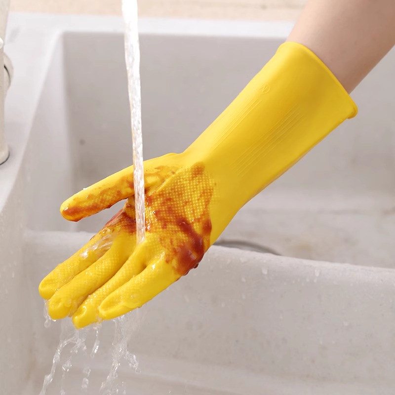 3 Pairs of Household Gloves Ho – Dish Glove Rubber Bewertung und Preis