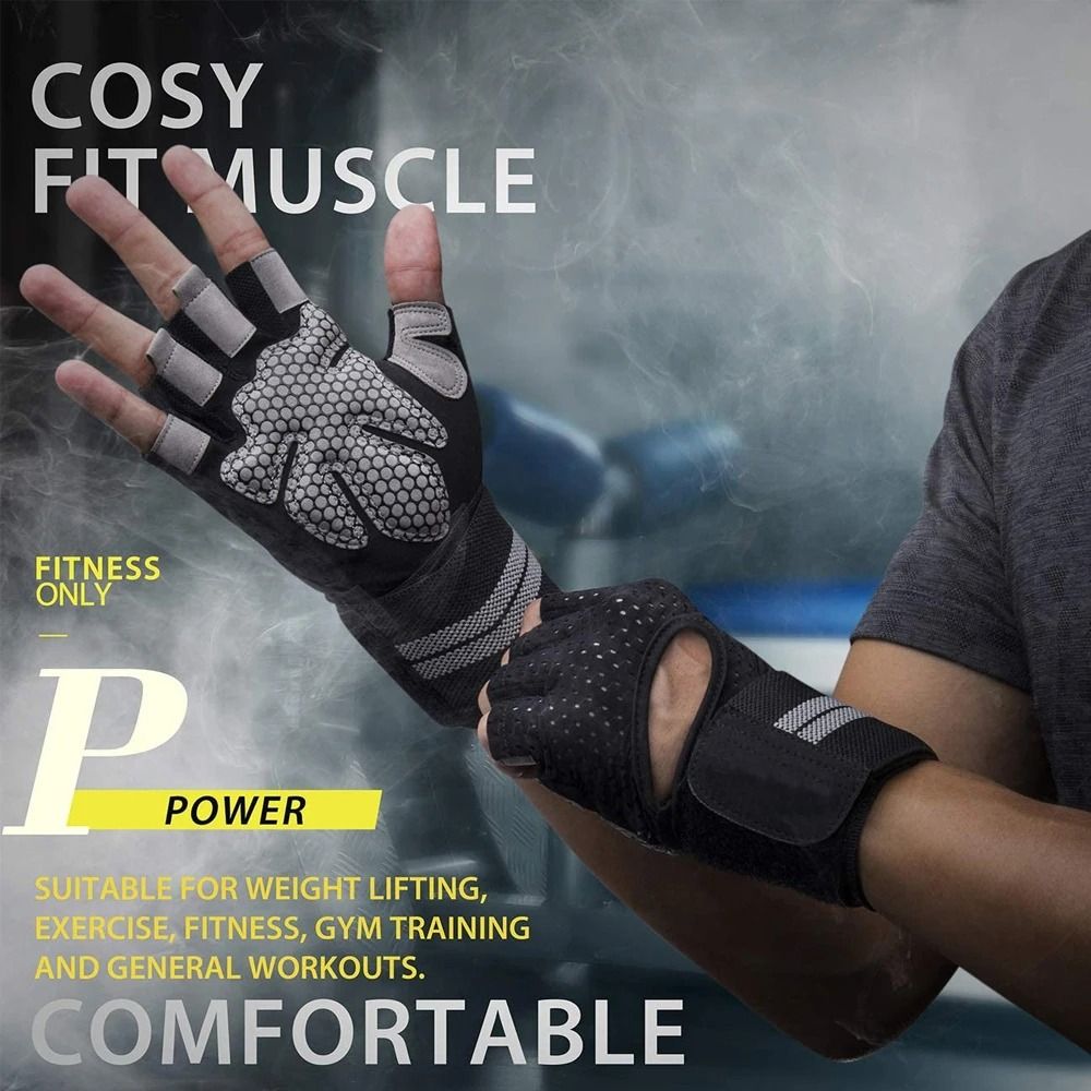 1Pair with Wrist Wrap Support  – Workout Glove Gym Bewertung und Preis