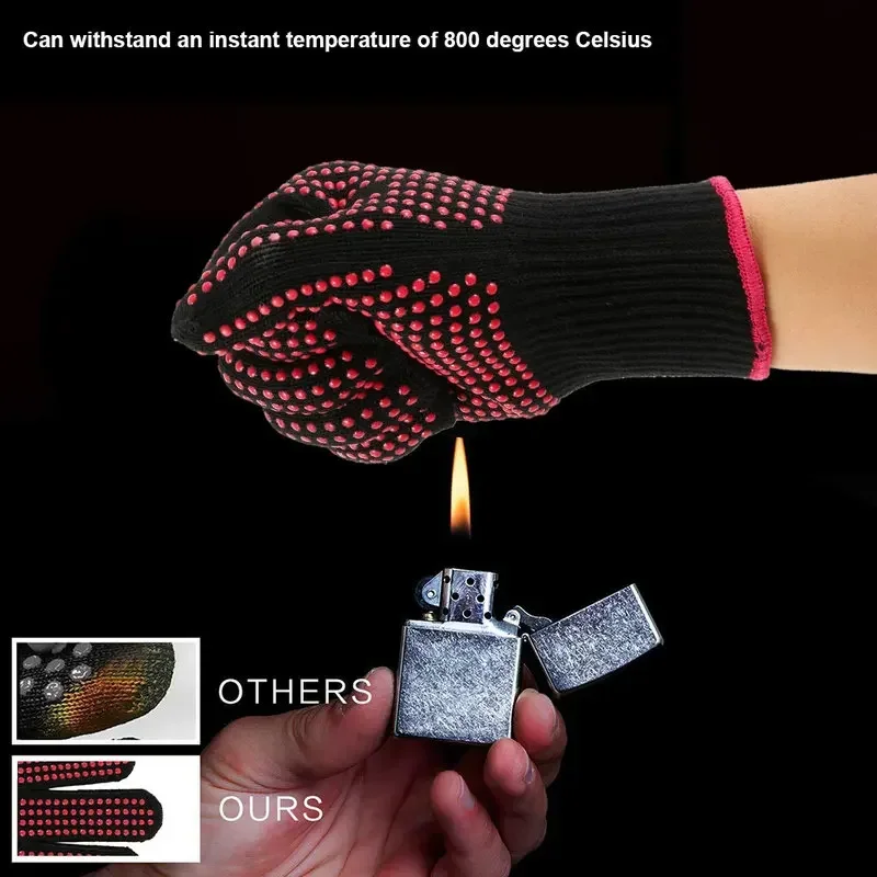 1 Pair Non-Slip Silicone BBQ G – Oven Mitt Silicone Bewertung und Preis