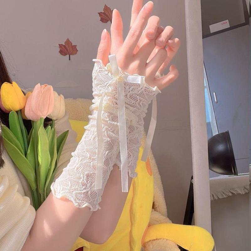 Women Gothic Mesh Fingerless G – Fingerless Glove Knit Bewertung und Preis