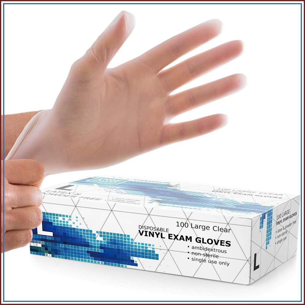 Large Vinyl Exam Gloves, 100 P – Exam Glove Nitrile Bewertung und Preis