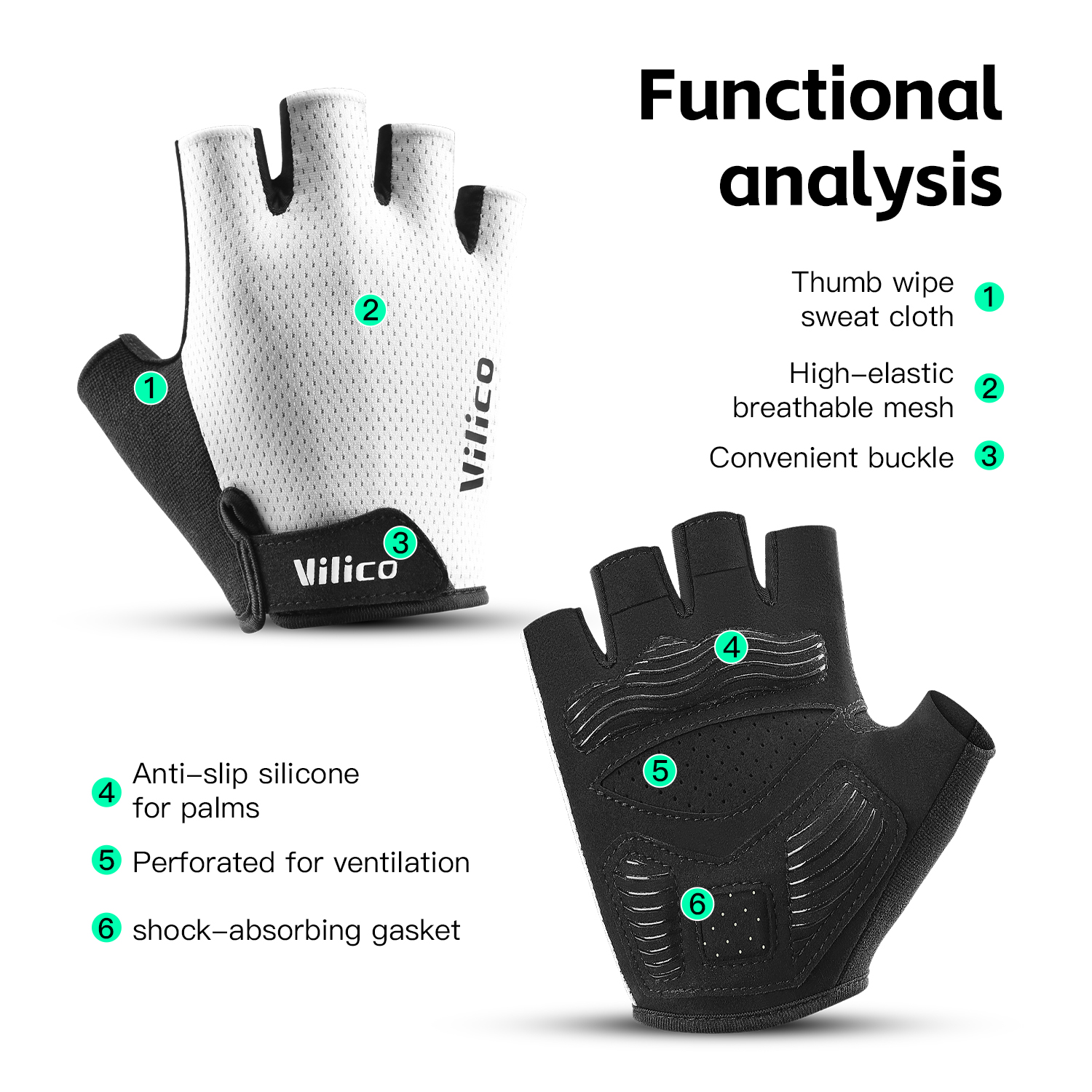 VILICO Breathable Half Finger  – Workout Glove Gym Bewertung und Preis