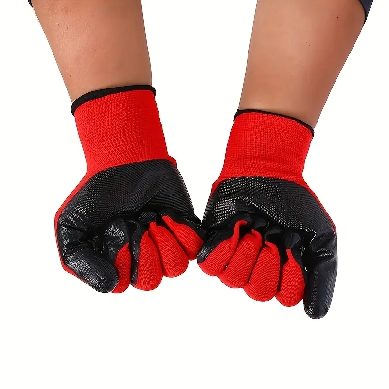 4/20PCS Nitrile Coated Safety  – Nitrile Mechanic Glove Bewertung und Preis