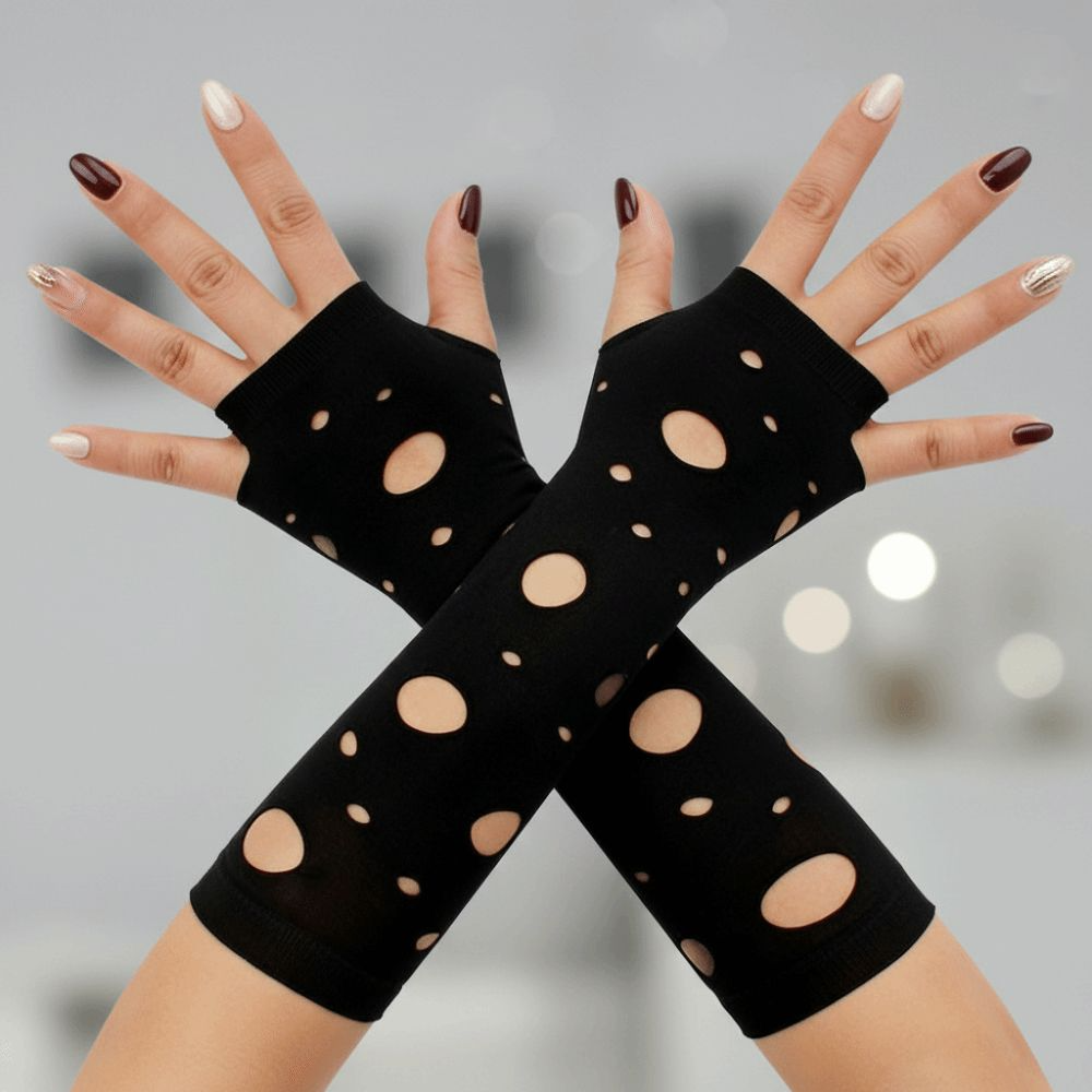 Sleeve Covers Ripped Arm Warme – Fingerless Glove Knit Bewertung und Preis
