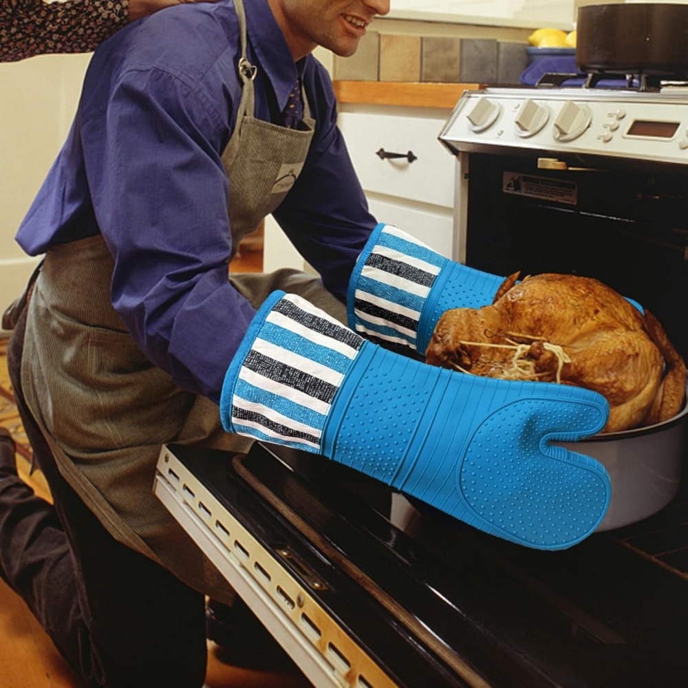 550°F Heat Resistant Oven Mitt – Oven Mitt Silicone Bewertung und Preis