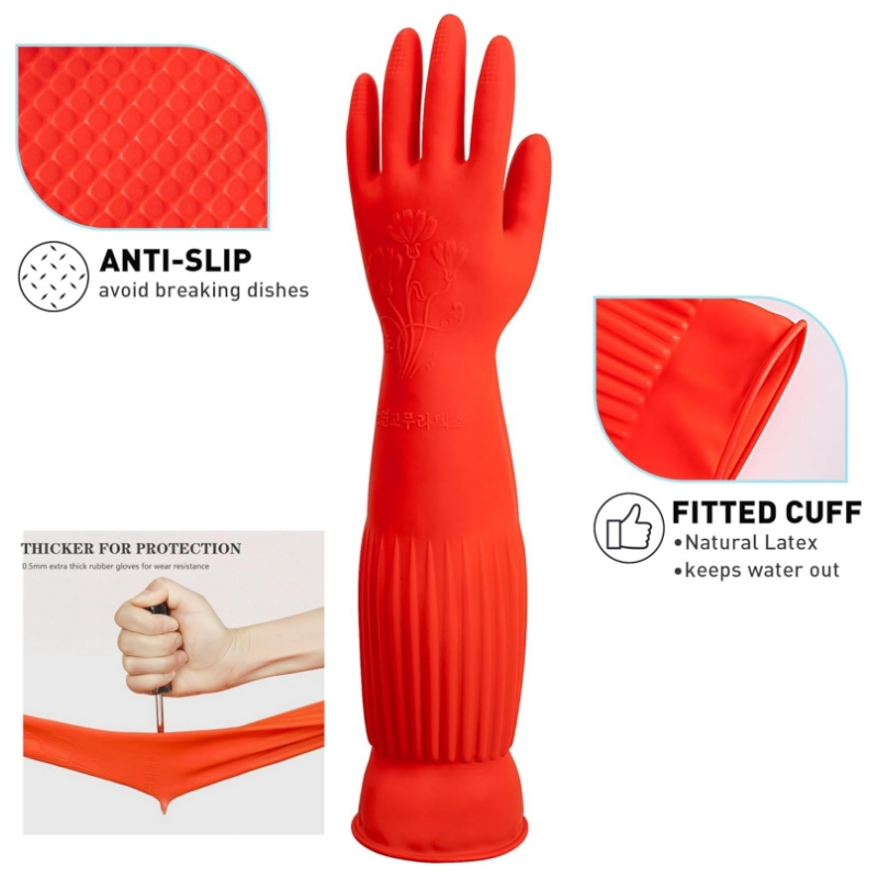 45CM Extra-Long Rubber Cleanin – Dish Glove Rubber Bewertung und Preis