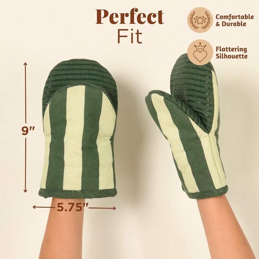 Oven Mitts Set of 2 - 100% Cot – Oven Mitt Silicone Bewertung und Preis