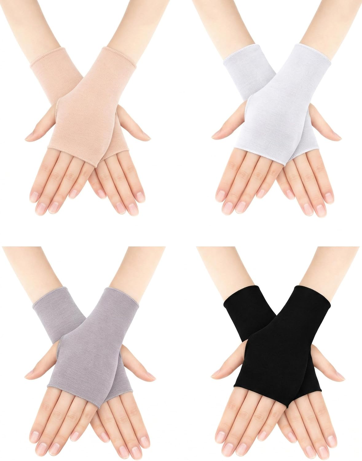 1 pair of sun protection glove – Fingerless Glove Knit Bewertung und Preis