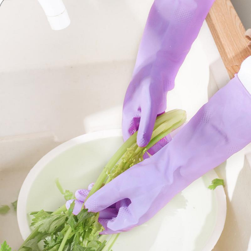 1Pair Latex Household Cleaning – Dish Glove Rubber Bewertung und Preis