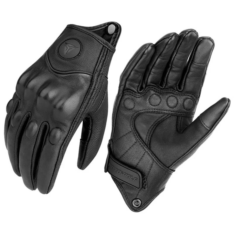 Men Women All Seasons Motorcyc – Leather Driving Glove Bewertung und Preis