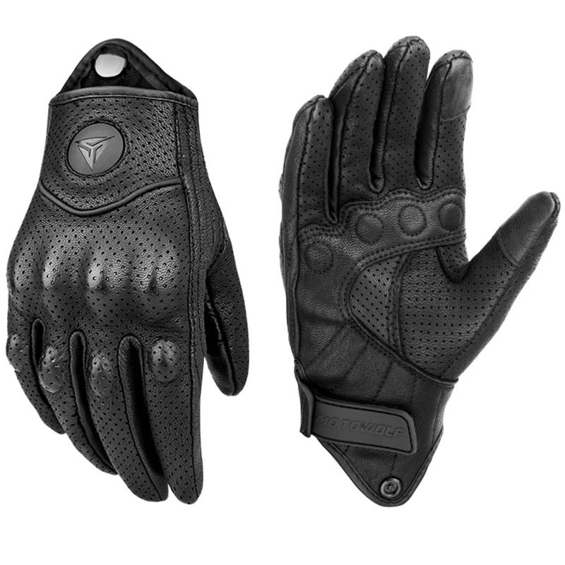 Men Women All Seasons Motorcyc – Leather Driving Glove Bewertung und Preis