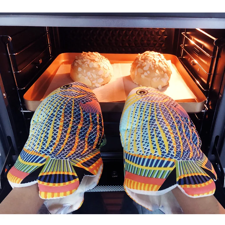 1PC,Cotton Oven Mitts Heat Res – Oven Mitt Silicone Bewertung und Preis