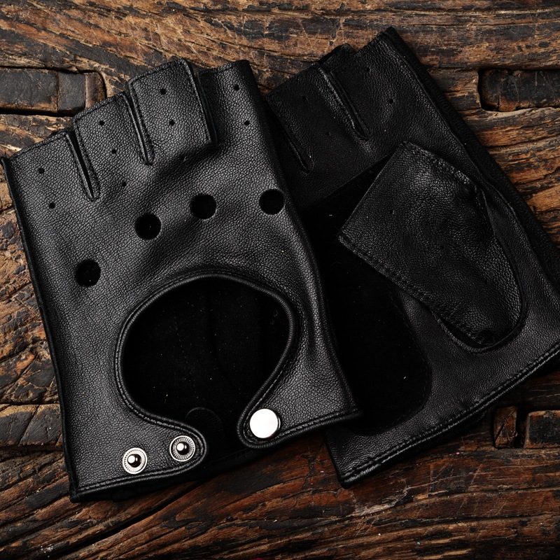 Unisex Breathable Half Finger  – Leather Driving Glove Bewertung und Preis
