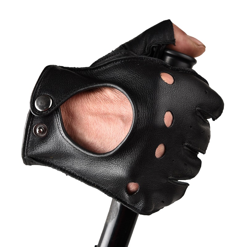 Unisex Breathable Half Finger  – Leather Driving Glove Bewertung und Preis