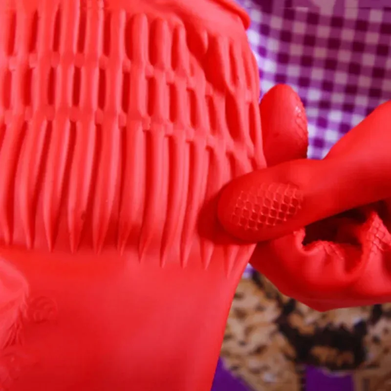 1 pair S/M/L Red Flexible Rubb – Rubber Glove Cleaning Bewertung und Preis