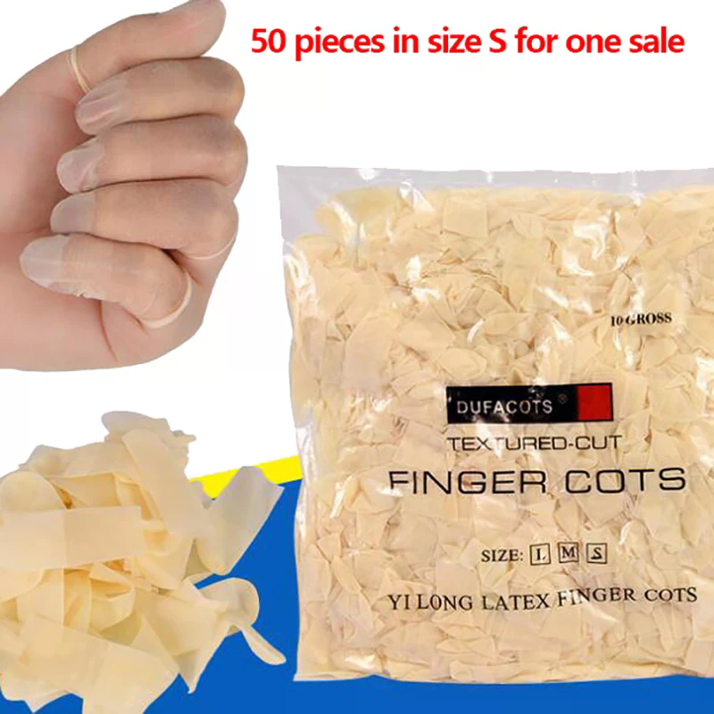 50pcs Disposable Latex Finger  – Latex Disposable Glove Bewertung und Preis