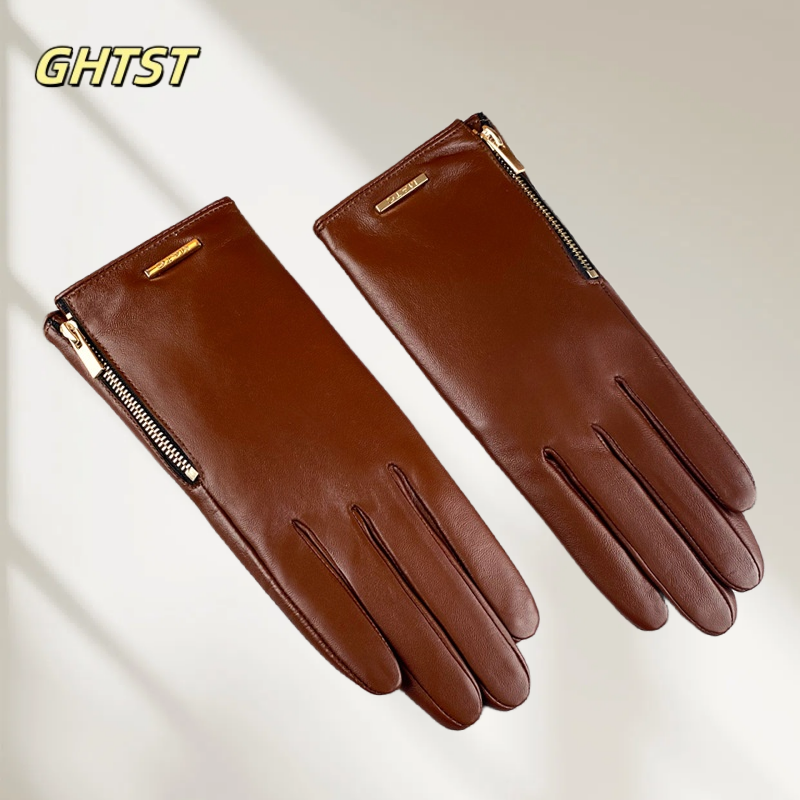 Fashion Real Sheepskin Motorcy – Leather Driving Glove Bewertung und Preis