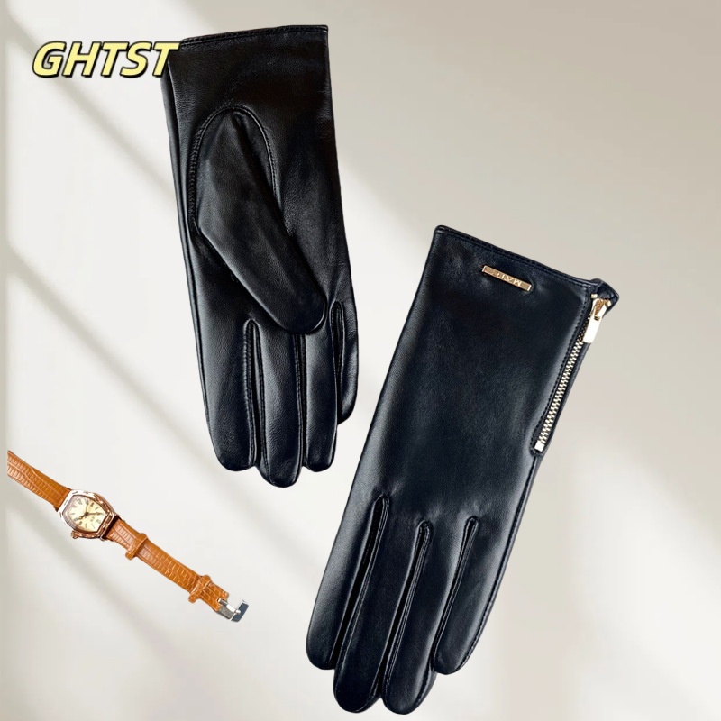 Fashion Real Sheepskin Motorcy – Leather Driving Glove Bewertung und Preis