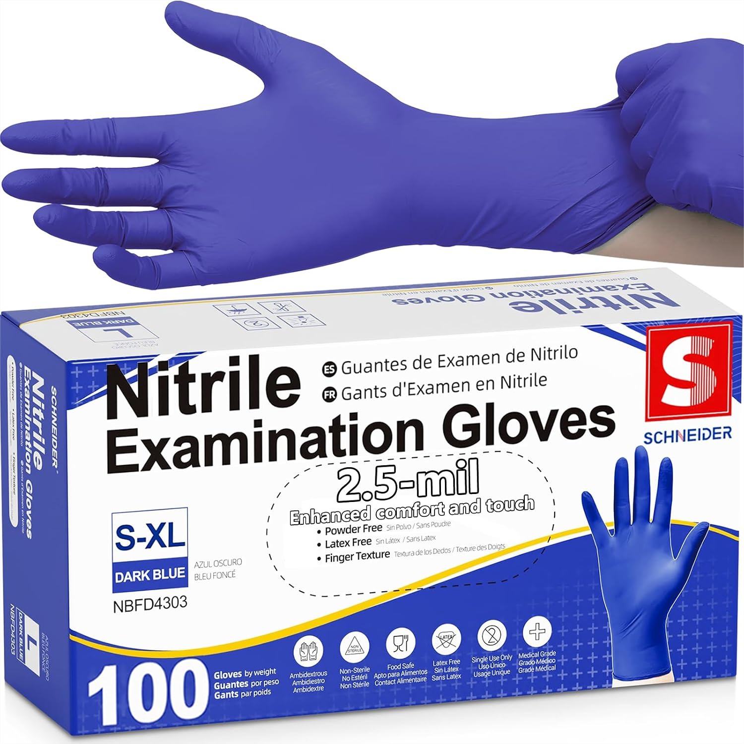Dark Blue Disposable Nitrile G – Rubber Glove Cleaning Bewertung und Preis
