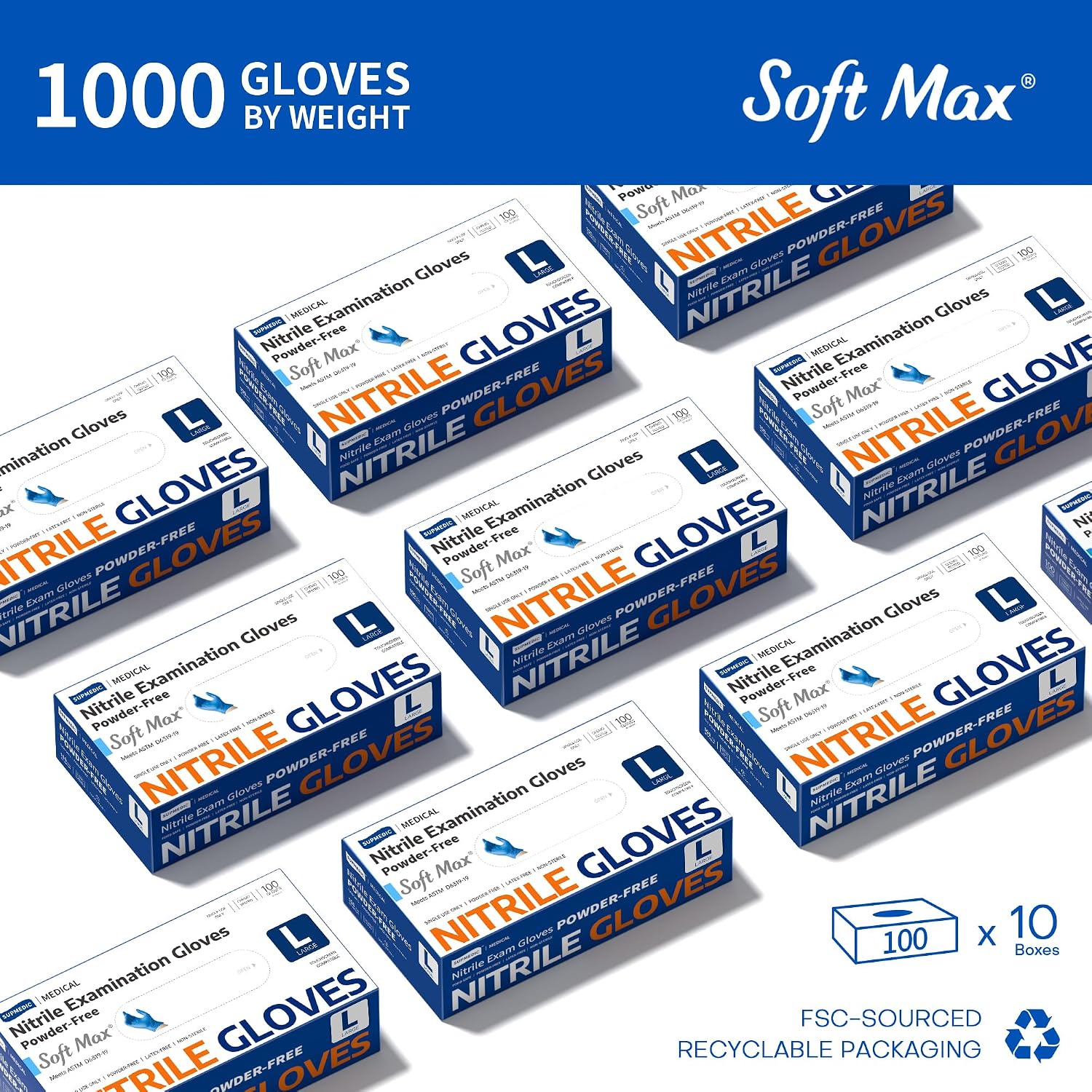 Nitrile Exam Gloves 1000 Pcs L – Exam Glove Nitrile Bewertung und Preis