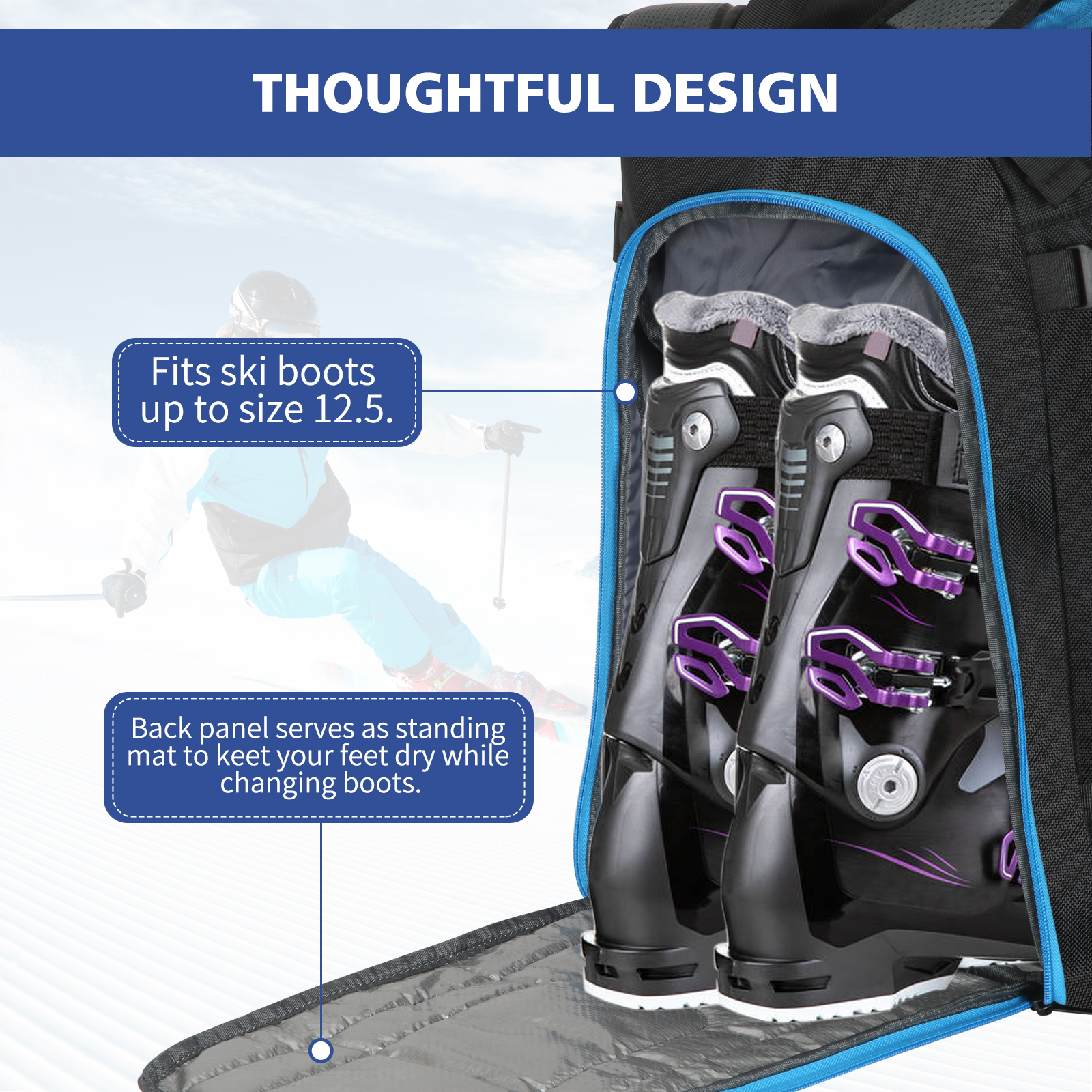 Large Capacity Ski Boot Bag Ba – Ski Glove Waterproof Bewertung und Preis